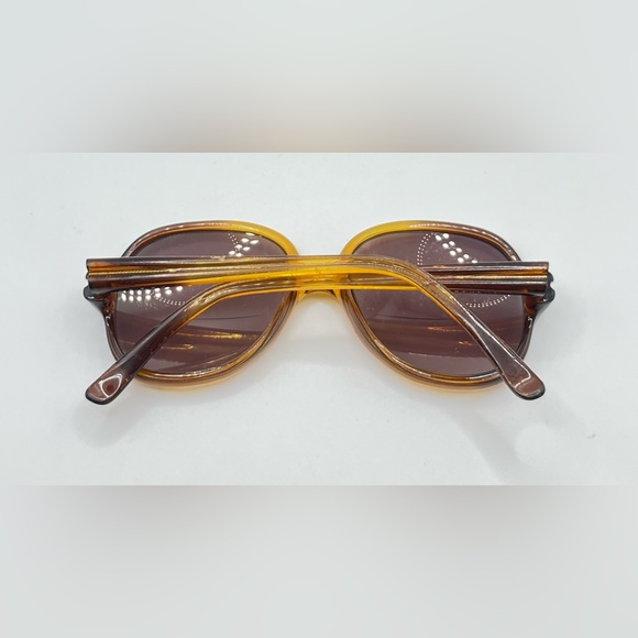 Vintage Viennaline Brown Oval Sunglasses Frames Only - Picture 4 of 8